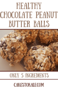 Healthy chocolate peanut butter balls