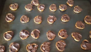 Nutella Covered Pretzels