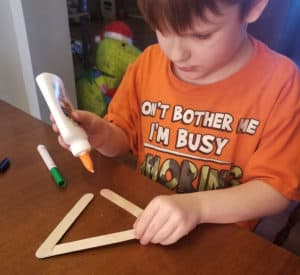 Christmas Tree Ornament Popsicle Stick Christmas Tree Photo Ornament