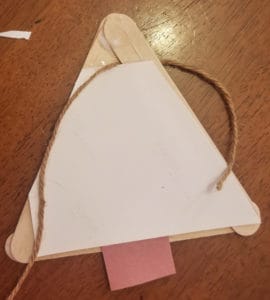 Popsicle Stick Christmas Tree Ornament Popsicle Stick Christmas Tree Photo Ornament