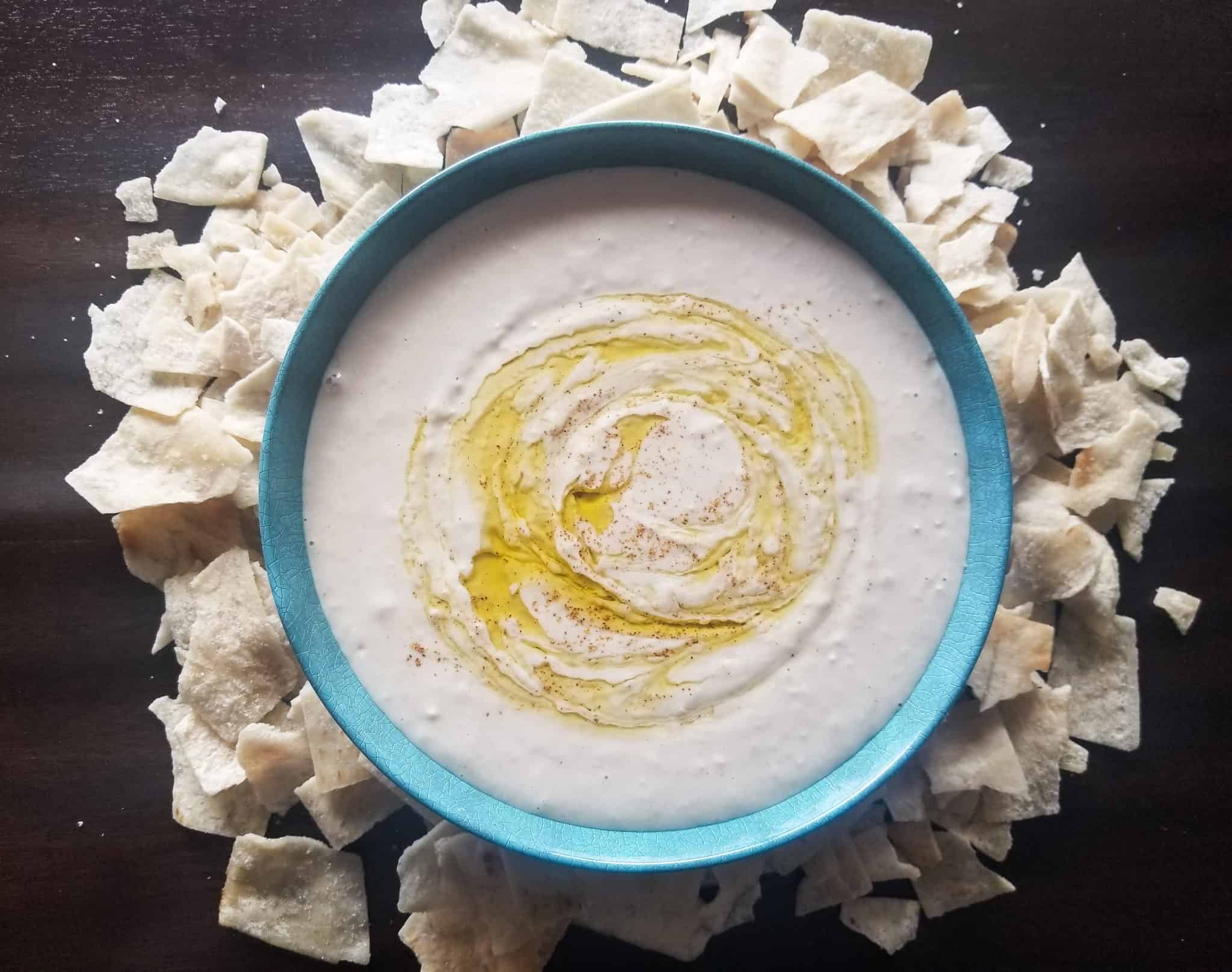 Spicy White Bean Garlic Hummus Flavor Your Life EVOO Cakes to Kale