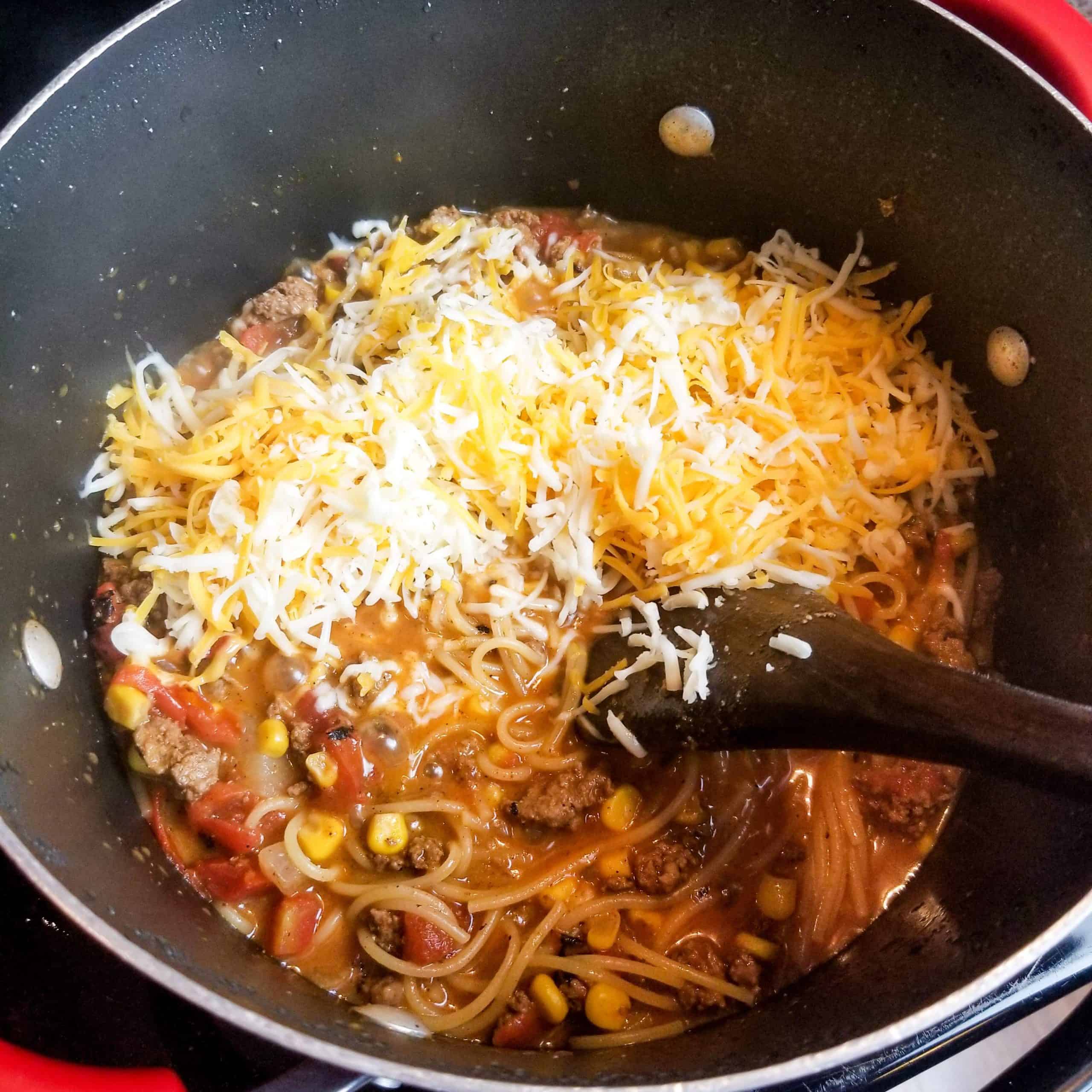 One Pot Taco Spaghetti One Pot Taco Spaghetti