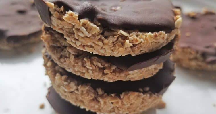 Oatmeal Almond Butter Chocolate Cups or Bars