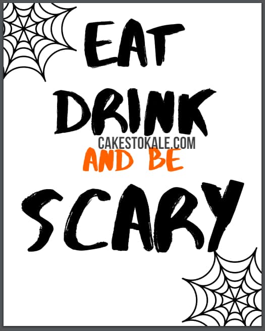 Printable Halloween Decor