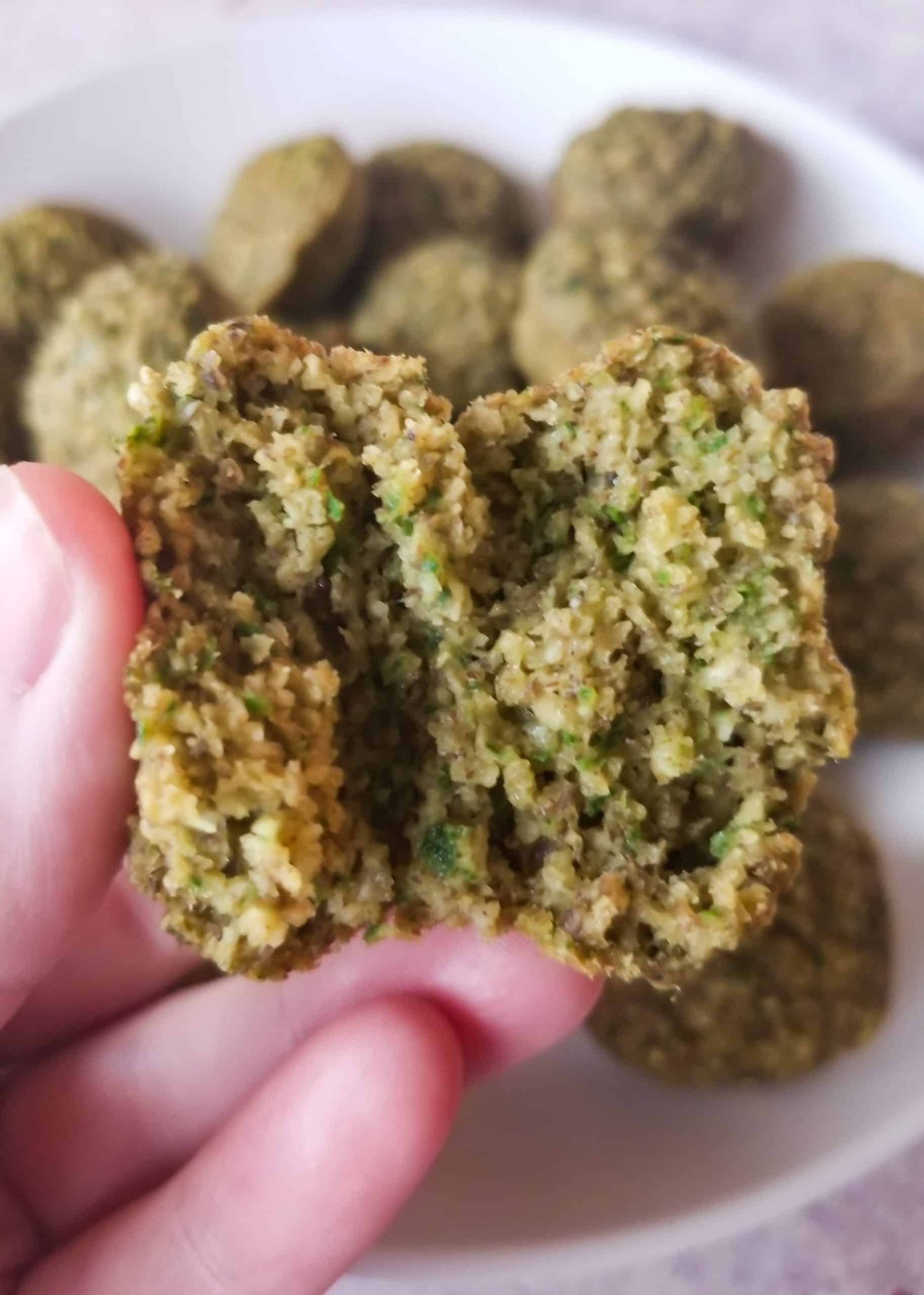 Gluten Free Mini Banana Spinach Muffins