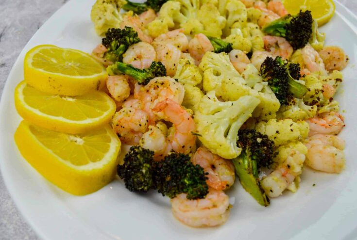 Garlic Lemon Shrimp and Vegetables