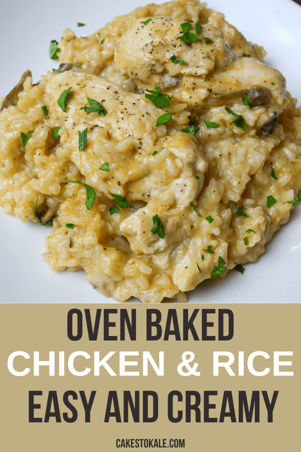 Baked Chicken and Rice - Cakes to Kale