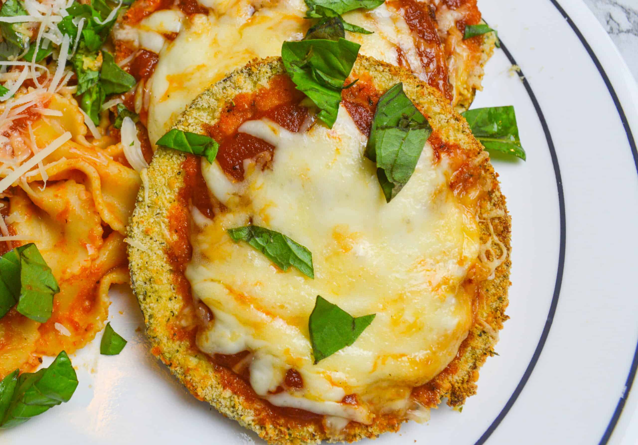 Easy Air Fryer Eggplant Parmesan