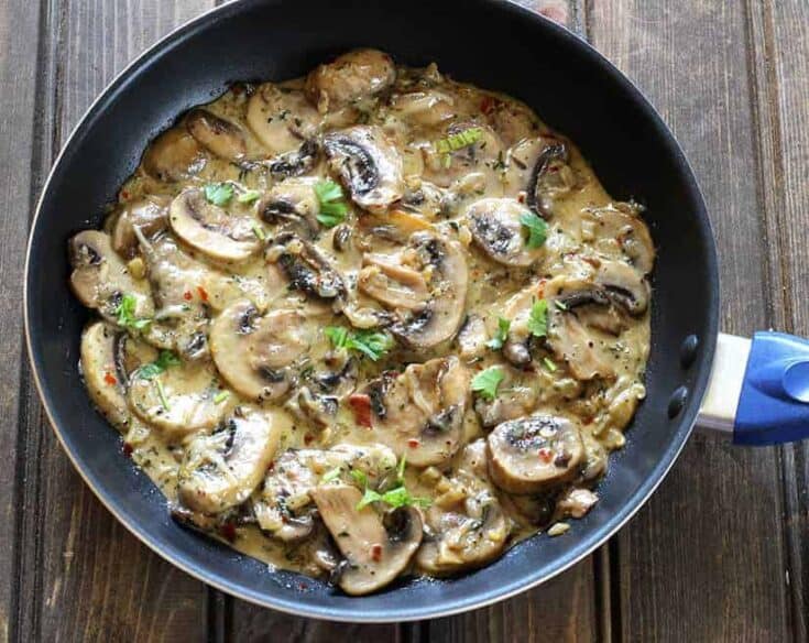 Image for Mushroom In Garlic Cream Sauce