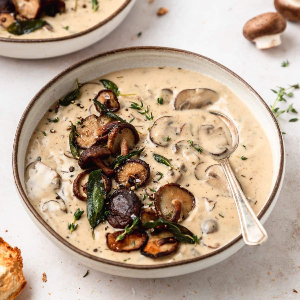 Image for Homemade Cream of Mushroom Soup