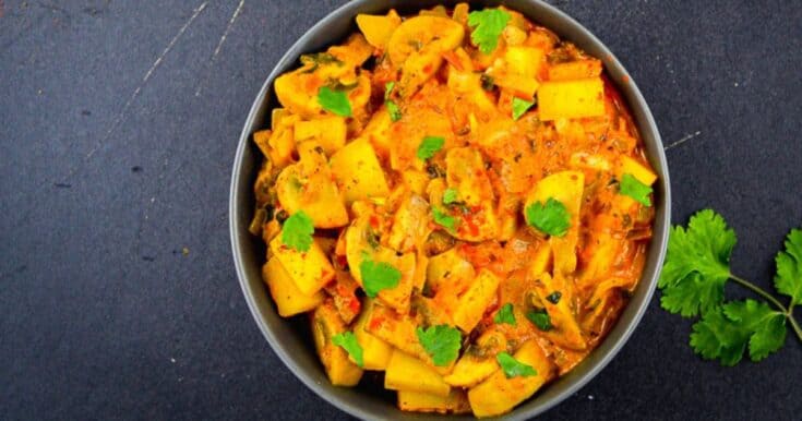 Image for Potato Mushroom Curry