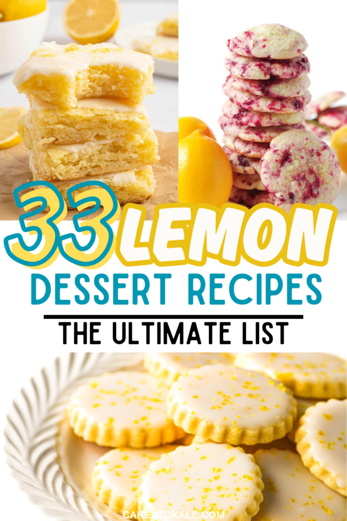 Lemon Dessert Recipes