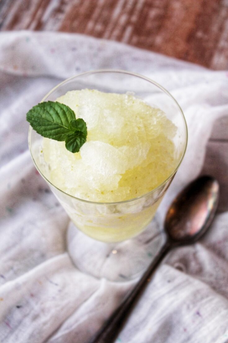 Image for Sicilian lemon granita (granita al limone)