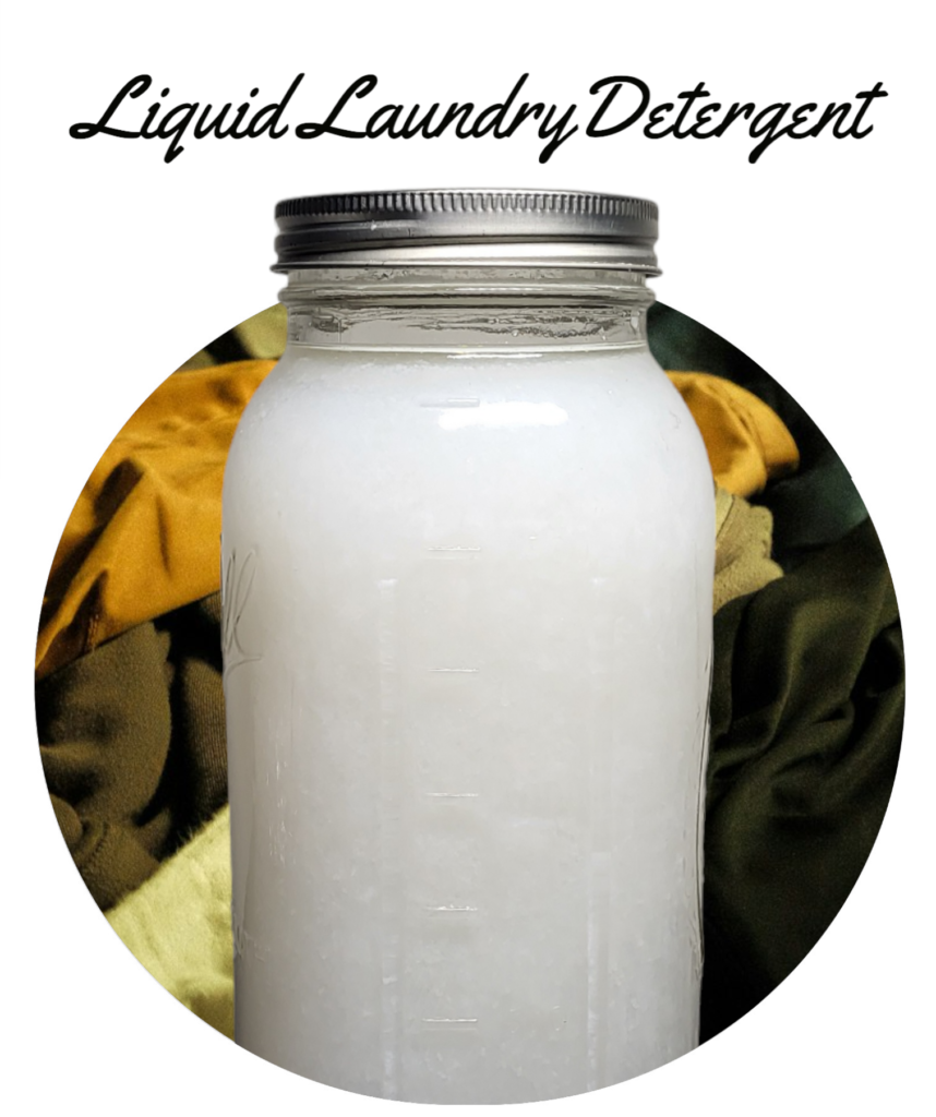Homemade Liquid Laundry Detergent Recipe