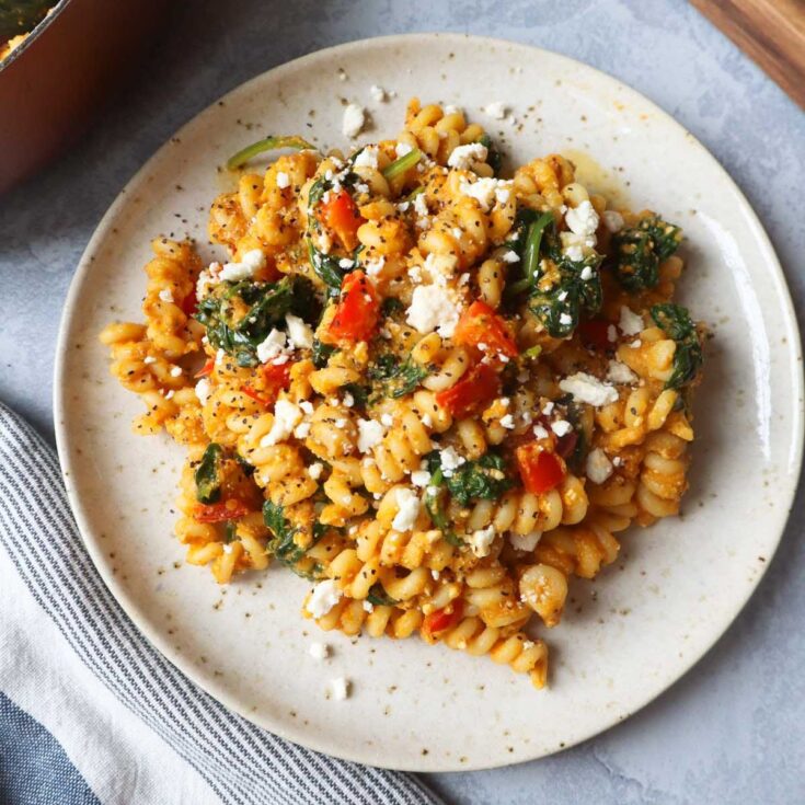 Image for Creamy Pumpkin Feta Pasta