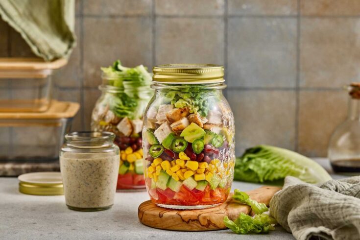 Image for Southwest Chicken Salad in a Jar 