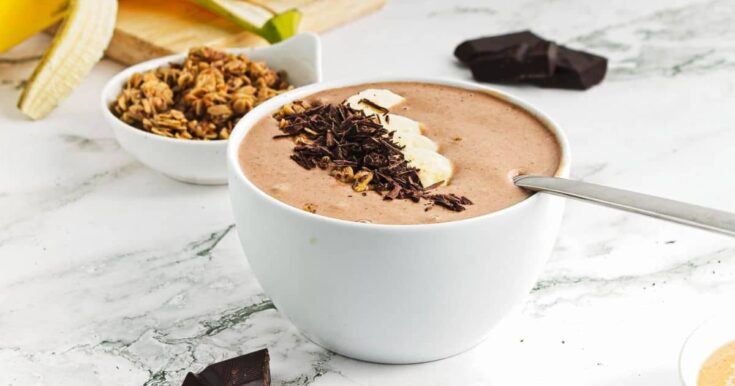 Image for Chocolate Peanut Butter Smoothie Bowl