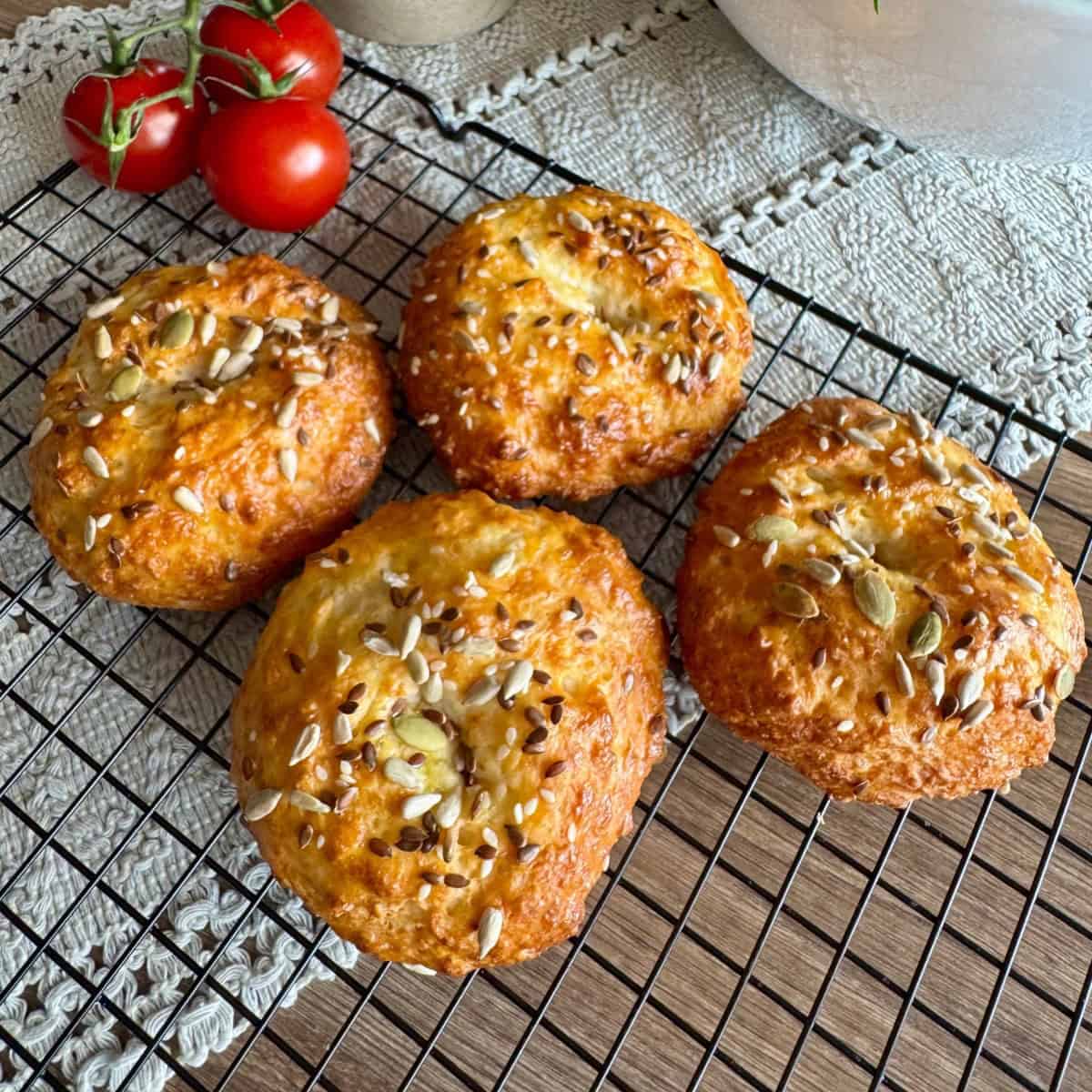 Image for Quick Greek Yogurt Protein Bagels