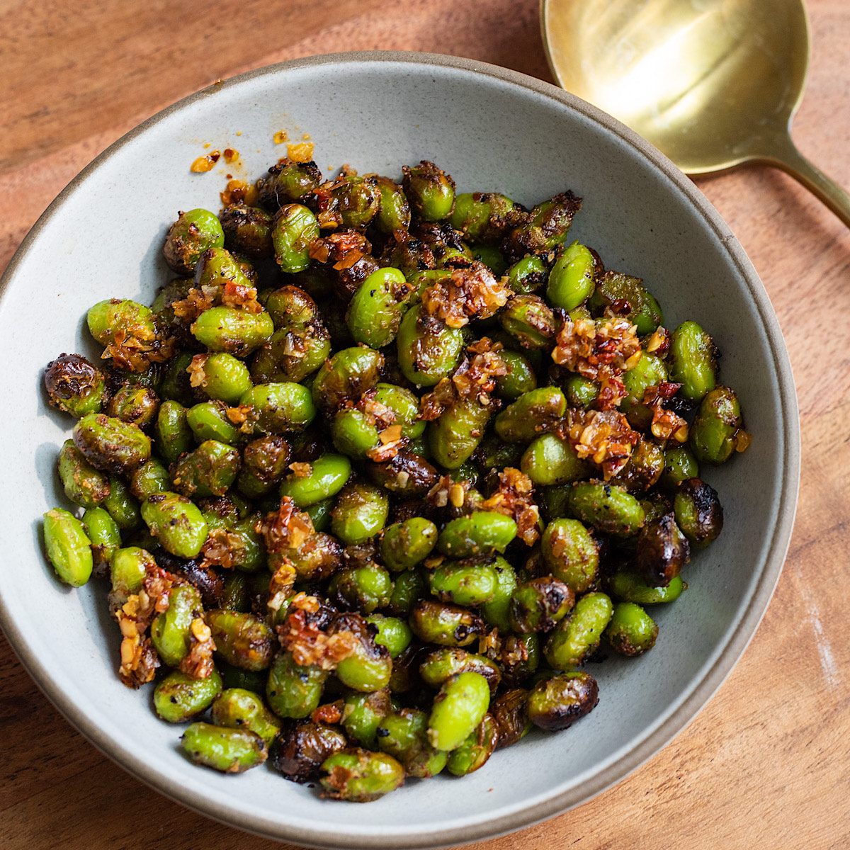 Image for Crispy Air Fryer Frozen Edamame